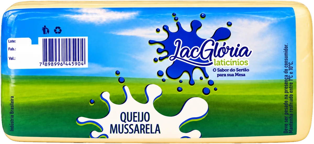 Queijo Mussarela Lac Glória